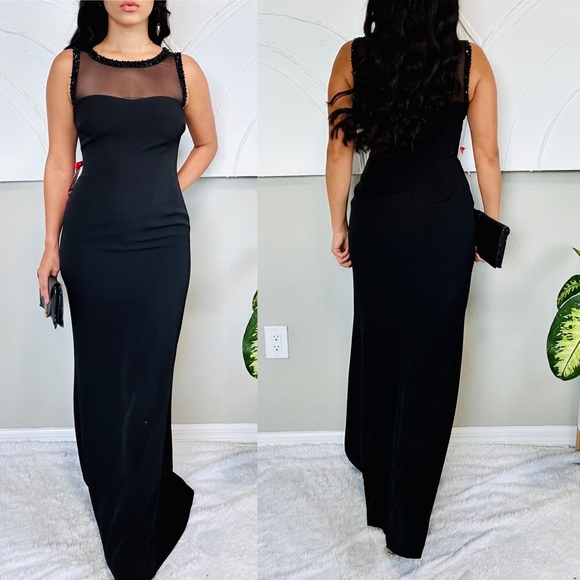 Karl Lagerfeld Paris Black Gown - Picture 4 of 13